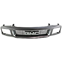 7053 Grille Assembly, Black Shell with Silver Insert
