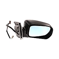AC13ER Passenger Side Mirror, Power, Manual Folding, Heated, Paintable, Without Signal Light, With memory, Without Puddle Light, Without Auto-Dimming, Without Blind Spot Feature, With Touring Package