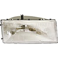 ARBD100103 Passenger Side Headlight, Without bulb(s), Halogen, Clear Lens