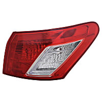 ARBL730101Q Passenger Side, Outer Tail Light, Without bulb(s), Halogen, Clear and Red Lens, CAPA CERTIFIED