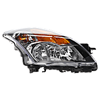ARBN100103Q Passenger Side Headlight, With bulb(s), Halogen, Clear Lens, CAPA CERTIFIED