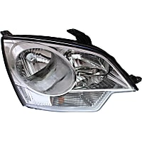 ARBS100105Q Passenger Side Headlight, With bulb(s), Halogen, Clear Lens, CAPA CERTIFIED