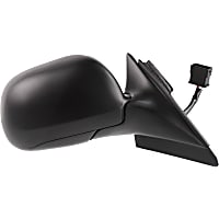 AU10ER Passenger Side Mirror, Power, Manual Folding, Heated, Paintable, Without Signal Light, Without memory, Without Puddle Light, Without Auto-Dimming, Without Blind Spot Feature