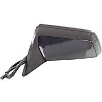 Driver Side Mirror, Power, Manual Folding, Non-Heated, Paintable, No Signal Light, No Memory, No Puddle Light, No Auto-Dimming, No Blind Spot Feature