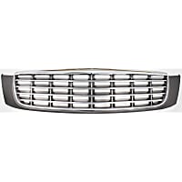 C070133 Grille Assembly, Chrome Shell with Painted Gray Insert