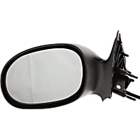CH25EL Driver Side Mirror, Power, Non-Folding, Non-Heated, Textured Black, Without Signal Light, Without memory, Without Puddle Light, Without Auto-Dimming, Without Blind Spot Feature