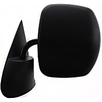 Driver Side Mirror, Manual Adjust, Non-Heated, Manual Folding, Textured Black, No Signal Light, No Memory, No Puddle Light, No Auto-Dimming, No Blind Spot Feature