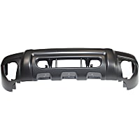 F010303Q Front Bumper Cover, Primed, Eddie Bauer Model, With Fog Light Holes, Without Parking Aid Sensor Holes CAPA CERTIFIED