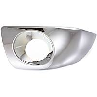 Front, Driver Side Fog Light Trim, Chrome