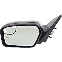 Driver Side Mirror, Power, Non-Folding, Heated, Paintable, Without Signal Light, Without memory, With Puddle Light, Without Auto-Dimming, With Blind Spot Glass