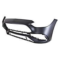 Front Primed Bumper Cover, Sedan, For Models With AMG Body Styling Package, Without Parking Aid Sensor