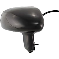 Passenger Side Mirror, Power, Heated, Non-Folding, Paintable, No Signal Light, No Memory, No Puddle Light, No Auto-Dimming, No Blind Spot Feature