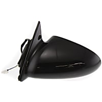 GM65EL Driver Side Mirror, Power, Non-Folding, Non-Heated, Paintable, Without Signal Light, Without memory, Without Puddle Light, Without Auto-Dimming, Without Blind Spot Feature