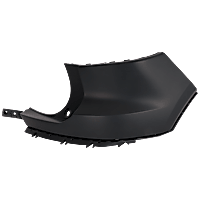 Rear, Passenger Side Bumper End, Primed Plastic CAPA Certified