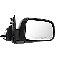 Passenger Side Mirror, Power, Non-Heated, Manual Folding, Paintable, No Signal Light, No Memory, No Puddle Light, No Auto-Dimming, No Blind Spot Feature