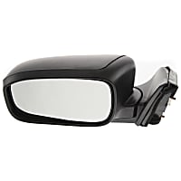 Driver Side Mirror, Power, Heated, Manual Folding, Paintable, No Signal Light, No Memory, No Puddle Light, No Auto-Dimming, No Blind Spot Feature