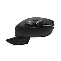 Driver Side Mirror, Power, Manual Folding, Heated, Paintable, In-housing Signal Light, No Memory, No Puddle Light, No Auto-Dimming, With Blind Spot Detection in Glass