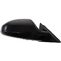 Passenger Side Mirror, Power, Manual Folding, Non-Heated, Paintable, No Signal Light, No Memory, No Puddle Light, No Auto-Dimming, No Blind Spot Feature