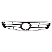 M070116 Grille Assembly, Chrome Shell with Painted Black Insert