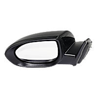 Driver Side Mirror, Power, Manual Folding, Non-Heated, Paintable, Without Signal Light, Without memory, With Puddle Light, Without Auto-Dimming, Without Blind Spot Feature