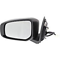 Driver Side Mirror, Power, Manual Folding, Non-Heated, Paintable, In-housing Signal Light, No Memory, No Puddle Light, No Auto-Dimming, No Blind Spot Feature