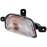 Front, Passenger Side Turn Signal Light, With bulb(s),, CAPA Certified