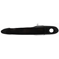 RBC462104 Front, Driver Side Exterior Door Handle, Smooth Black, With Key Hole