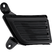 Front, Driver Side Fog Light Cover, Textured Black