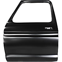 REPF460904 Front, Driver Side Door Shell, With Molding Provision, With Holes For Door Handle, Key and Mirror