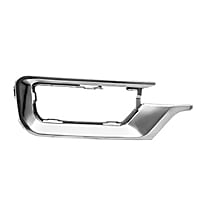Front, Passenger Side Fog Light Trim, Chrome