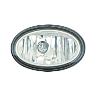 Front, Passenger Side Fog Light, With Bulb(s), Halogen, CAPA CERTIFIED