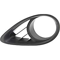 Front, Driver Side Fog Light Trim, Primed, Base Model