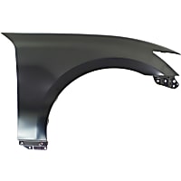 Front, Passenger Side Fender, Base Model, Without F Sport Package, CAPA CERTIFIED