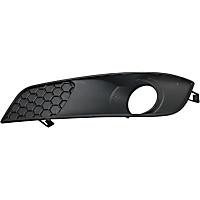 Front, Driver Side Fog Light Trim, Textured Black, For Models with Fog Lamp Hole
