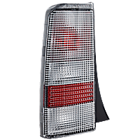Driver Side Tail Light, without Bulb, Halogen, Clear and Red Lens, Base Model, 4 Cyl., 1.5L Engine, CAPA Certified