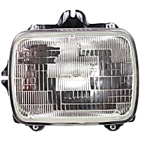 Driver Side Halogen Headlight, With bulb(s), OE Replacement