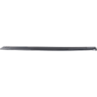 Non-wrap, Bed Rail Cap, Black, Plastic, 7 Ft. Bed
