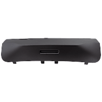 Rear Hitch Cover, Black, Plastic