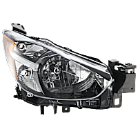 Passenger Side Halogen Headlight, Without bulb(s), OE Replacement,, CAPA Certified