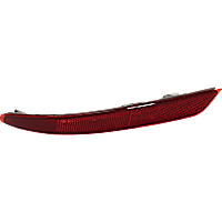 Rear, Driver Side Bumper Reflector