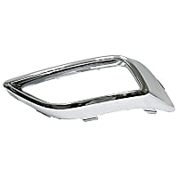 Exhaust Tip - Silver, Plastic, Single, Direct Fit, Sold individually