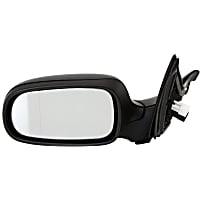 SA12EL Driver Side Mirror, Power, Manual Folding, Heated, Paintable, Without Signal Light, With memory, Without Puddle Light, Without Auto-Dimming, Without Blind Spot Feature