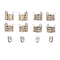 HK1-76087 Brake Hardware Kit - Direct Fit, Kit