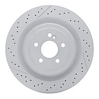 RCE-63104 Rear Brake Disc, Cross-drilled and Slotted