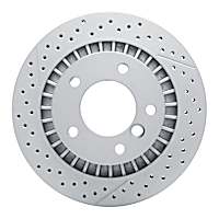 RCE-63148 Rear Brake Disc, Cross-drilled and Slotted