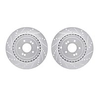 WGPN1-21025 Rear Brake Disc, Cross-drilled and Slotted,, eLINE Black Series