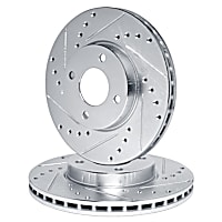 WGPN1-27015 Front Brake Disc, Cross-drilled and Slotted, eLINE Black Series