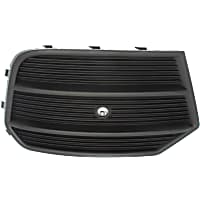 Front, Passenger Side, Outer Bumper Grille, Textured Black