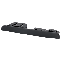 Rear, Driver Side Bumper Trim, Textured Black
