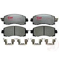 EHT2045H Front Element3 Hybrid Series Hybrid (Ceramic and Semi-Metallic) Brake Pad Set